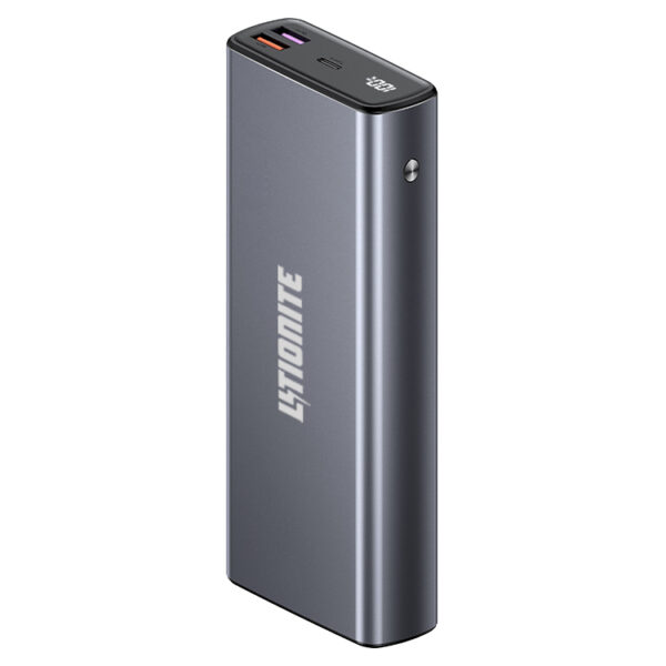 Litionite Plasma 20000mAh Power Bank batteria esterna portatile alluminio 2x USB 